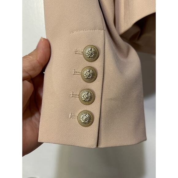 Generation Love Penn Crepe Cropped Blazer Latte Size XXL NWT - Picture 12 of 13